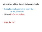 Vienarūšės sakinio dalys ir jų jungimo būdai 3 puslapis