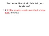 Vienarūšės sakinio dalys ir jų jungimo būdai 8 puslapis