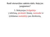 Vienarūšės sakinio dalys ir jų jungimo būdai 9 puslapis