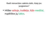 Vienarūšės sakinio dalys ir jų jungimo būdai 10 puslapis