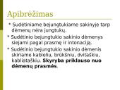 Sudėtinis bejungtukis sakinys  3 puslapis