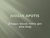 Juozas Aputis. Jo kūryba