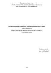 Užduočių rinkinys girdimajam suvokimui tobulinti