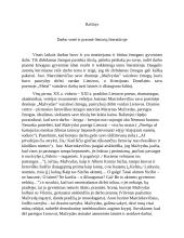 Darbo prasmė ir vertė lietuvių literatūroje