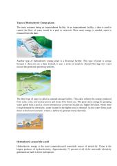 Hydropower. Self-study task 2 puslapis