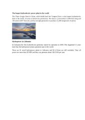 Hydropower. Self-study task 3 puslapis