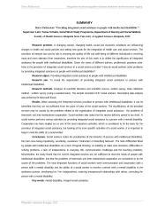 Integralios socialinės pagalbos teikimas asmenims turintiems proto negalią  2 puslapis