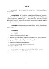  AB „Pieno žvaigždės“ produkto „Dvaro“  logistinė grandinės analizė 4 puslapis