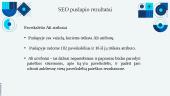Skaitmeninės rinkodaros skaidrės SEO 7 puslapis