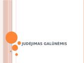 Judėjimas galūnėmis 