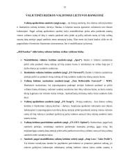 Valiutinės operacijos ir valiutų kursų rizikos valdymas 13 puslapis