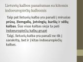 Kodėl lietuvių kalba svarbi indoeuropiečių kalbų šeimoje 5 puslapis