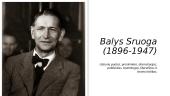 Balys Sruoga (1896-1947)