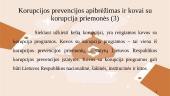 Korupcijos prevencija muitinės veikloje mažinant muitinės procedūrų pažeidimus 8 puslapis