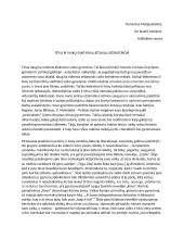 Tėvų ir vaikų santykiai lietuvių literatūroje (kalbėjimas)