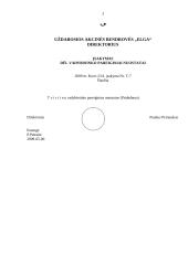 Veiklos sokumentai: baldų gamyba UAB "Elga" 3 puslapis