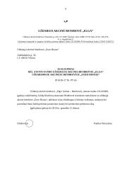 Veiklos sokumentai: baldų gamyba UAB "Elga" 6 puslapis