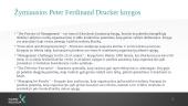 Peter Ferdinand Drucker biografija, vadybos mokykla ir pasiekimai vadybos moksluose 7 puslapis