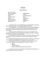 Verslo planas: konditerijos IĮ "Saldi pagunda"