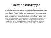 Heather Henson „Pabėgimas“. Perskaitytos knygos pristatymas 5 puslapis