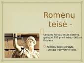 Romėnų teisė (skaidrės) 2 puslapis