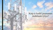 Mobilusis ryšys (skaidrės) 3 puslapis