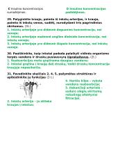 Homeostazė ir šalinimas. Kontrolinis darbas 7 puslapis