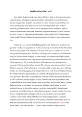 Kodėl svarbu pažinti save?  (rašinys)