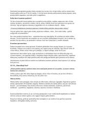 Dievų miško skyrių aprašymai: „Bėgliai“, „Šuniški popieriai“, „Universalinis Magazinas“, „Moteriškoji Pusė“ 3 puslapis