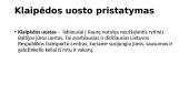 Klaipėdos uosto pristatymas  2 puslapis