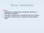 Vandenilis. Skaidrės 2 puslapis