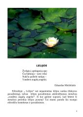 Žiedas ir žydėjimas: lelija 8 puslapis