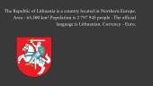 Lithuania - presentation 1 puslapis