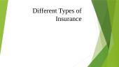 Different Types of Insurance