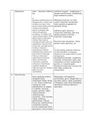 Filosofija apie ugdymą, filosofijos krypčių lentelė 3 puslapis