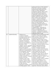 Filosofija apie ugdymą, filosofijos krypčių lentelė 7 puslapis