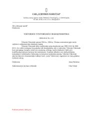 Esminių įmonės dokumentų pavyzdžiai 6 puslapis