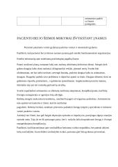 Depresija su suicidinėmis mintimis. Psichologijos slaugos planas 7 puslapis