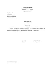 Pagrindiniai dokumentų pavyzdžiai 2 puslapis