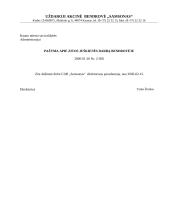 Keletas dokumentų pavyzdžių 8 puslapis