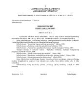 Organizacijų dokumentų pavyzdžiai 6 puslapis