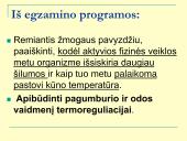 Homeostazė ir termoreguliacija (skaidrės) 8 puslapis
