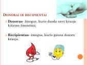Kraujo donorystė (skaidrės) 12 puslapis