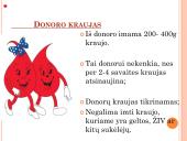 Kraujo donorystė (skaidrės) 13 puslapis