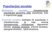 Populiacija. Veiksniai, lemiantys jos dydžio kitimą 4 puslapis