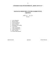 Dokumentų valdymas - pagrindiniai raštai 8 puslapis