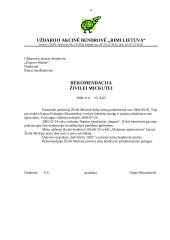 Dokumentų valdymas - pagrindiniai raštai 9 puslapis