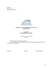 Dokumentų valdymas: UAB "Baltesta" 12 puslapis