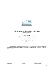 Dokumentų valdymas: UAB "Baltesta" 13 puslapis