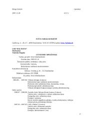 Dokumentų valdymas: UAB "Baltesta" 17 puslapis